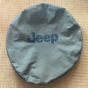 JEEP - Spare tire cover, 17”. Khaki denim.
